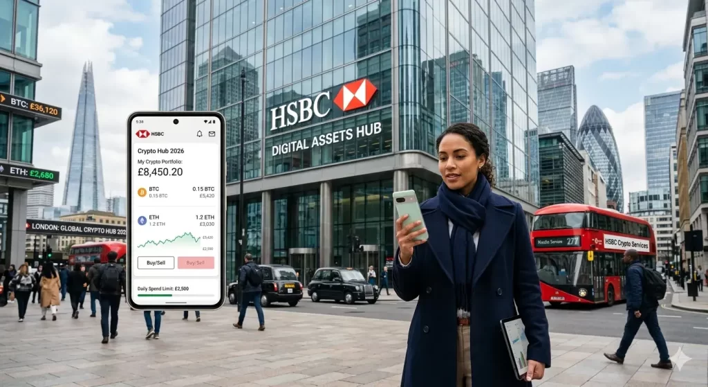 HSBC и криптовалюта в Великобритании 2026