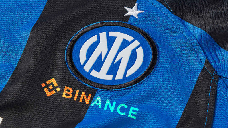 Binance становится главным спонсором футбольного спортивного клуба Inter Milan.