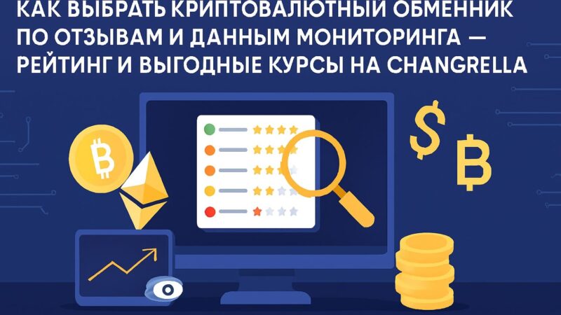 Как выбрать криптовалютный обменник по отзывам и данным мониторинга — рейтинг и выгодные курсы на Changerella