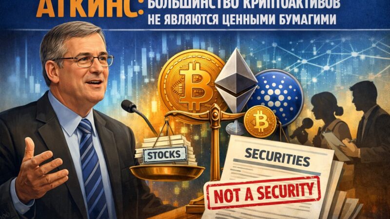 Доктрина Аткинса: почему Комиссия по ценным бумагам и биржам теперь считает, что большинство криптоактивов не являются ценными бумагами