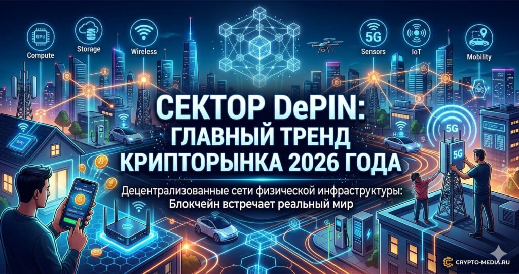 Сектор DePIN: Главный тренд крипторынка 2026 года