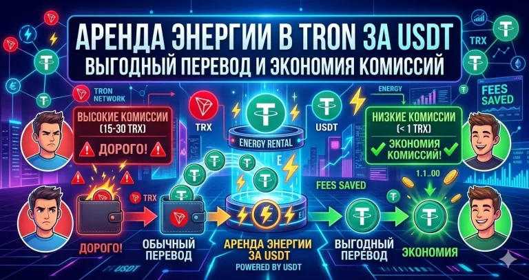 аренда энергия tron usdt перевод