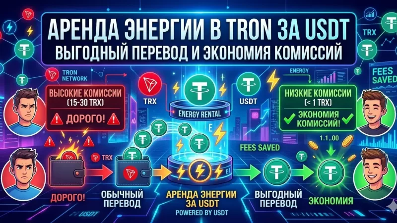 Как выгодно оформить аренду энергии в сети tron за usdt для быстрых переводов