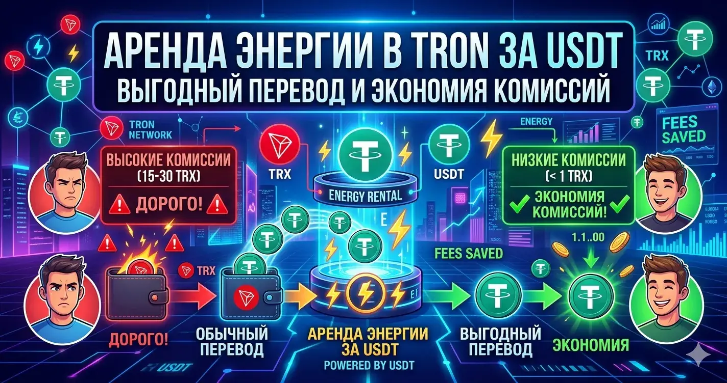  Как выгодно оформить аренду энергии в сети tron за usdt для быстрых переводов